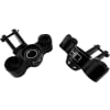 Aluminum Steering Blocks w/ HD Bearings - Fazon Bigrock Nero photo