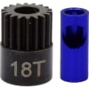 18t Steel 48p Pinion Gear 5mm or 1/8 photo