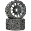 Raptor Belted Monster Truck Wheels/Tires Pr. -Sport Medium Compo photo