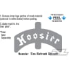 discontinued Hoosier Tire Refresh Stencil for Hoosier Sc Tires photo