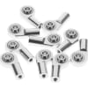 RC4WD M3 Offset Short Aluminum Rod Ends Silver (10) photo