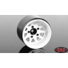 Deep Dish Wagon 1.55 Stamped Steel Beadlock Wheels (White) photo