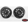 OEM 6-Lug Stamped Steel 1.55 Beadlock Wheels (Black) photo