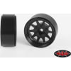 OEM 6-Lug Stamped Steel 1.55 Beadlock Wheels (Black) photo