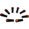 Straight Rod End Cups with 5.8mm Balls (8)(Orange) photo