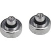 Battery Strap Thumb Nuts B5 B5M B6 Silver photo