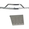 Front Bumper & Skid Plate Chrome/Gray: Slash photo