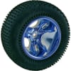 discontinued 2.2 INCH TRUCK Clawz Blue Chrome Front Wheels (Whee photo