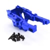 discontinued Secure Lock Front Bulkhead 1/10 Revo - Blue photo