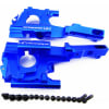 discontinued Secure Lock Front Bulkhead 1/10 Revo - Blue photo