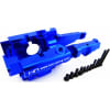 Secure Lock Rear Bulkhead 1/10 Revo Blue photo