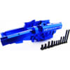 Secure Lock Rear Bulkhead 1/10 Revo Blue photo