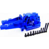 Secure Lock Rear Bulkhead 1/10 Revo Blue photo