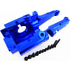 Secure Lock Rear Bulkhead 1/10 Revo Blue photo