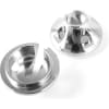 discontinued Aluminum 1/10 GTR Shock Spring Retainers (Silver)(2 photo