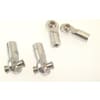 Silver 7075 Aluminum Turnbuckle Ends (4) photo