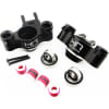 Aluminum Axle Carriers W/ Bearings & Carbon Arms (Black) - Tra photo