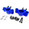 Aluminum Axle Carriers W/ Bearings & Carbon Arms (Blue) - Tra photo