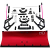 Red Aluminum Snow Plow Kit Axial Scx10 Scx10 Ii photo