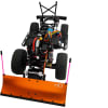 Orange Aluminum Snow Plow Kit Axial Scx10 Scx10 Ii photo