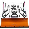 Orange Aluminum Snow Plow Kit Axial Scx10 Scx10 Ii photo