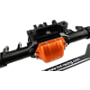 Front Axle Assembly Aluminum (Orange) - Axial Scx10 photo