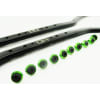 discontinued Black & Green Steel Chassis Frame Rails Axial Scx10 photo