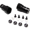 Black Aluminum Rear Axle Lock-Out Scx-10 photo