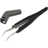 discontinued Angled Tweezers rubber grip with Cap photo