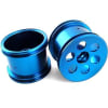 Losi Mini-T 1.0 Aluminum Blue Gunslinger Wheel Front photo