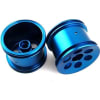 Losi Mini-T 1.0 Aluminum Blue Gunslinger Wheel Front photo