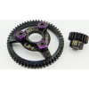 Steel Pinion and Spur Gear Set (18t/56t 32p)(Purple) - TRA photo