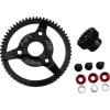 Steel Pinion and Spur Gear Set (18t/60t 32p)(Red) - TRA photo