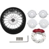 Silver 18 Spoke Steering Tx Aluminum Wheels photo