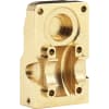 Brass Diff Cover with SS skid Plate SCX24 photo