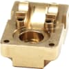 Brass Diff Cover with SS skid Plate SCX24 photo