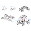 Aluminum Rock Racer Conversion Chassis (black) - SCX24 photo