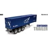 1/14 40ft 3-Axle Nyk Shipping Container W/ Semi-Trailer Kit photo