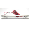 Silver Aluminum Rear Bumper Gaurd with Led Holder photo