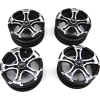 1.9 Inch Aluminum Truck Wheels 26mm Black 12mm Hex photo