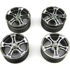 1.9 Inch Aluminum Truck Wheels 26mm Grey 12mm Hex photo