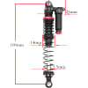 100mm Aluminum Piggyback Shocks Adjustable photo