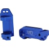 Blue Aluminum Multi Mount Caster Blocks photo