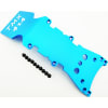 discontinued Blue Aluminum 3mm Front Skid Plate photo