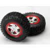 Assm Red Bdlck Slayer Tires/Wheels (2) photo