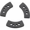 Aluminum Hard Anodized Long Slipper Clutch Pads (3) - TRA photo