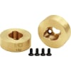 Brass Rear Hub 18g TRX4-M photo