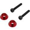 Red Aluminum Scale Look Wheel hub Set T3-01 photo