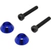 Blue Aluminum Scale Look Wheel hub Set T3-01 photo