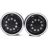 Black Aluminum 1/14 Tamiya Tractor Front Wheels photo